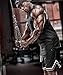 PAIZH Men's Running Workout Shorts Bodybuilding Gym Tight Lifting Athletic Shorts