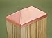 4x6 Solid Copper Pyramid Post Point Cap (3-1/2