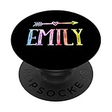 Emily Gift Black Pastel Watercolor Heart Arrow