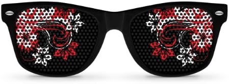 GEISHA Black Retro Party Sunglasses