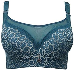 Actuallyhome Thin Cup Gather Push up Sexy Big Size Women Underwear Brassiere Elegant Pattern Embroidery Bra Lingerie