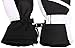 Simplicity Women's Waterproof 3M Thinsulate Winter Ski Gloves,Black White,M