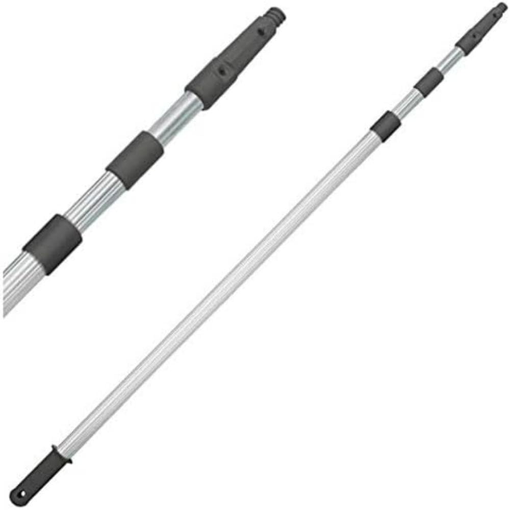 Vermop Telescopic Pole Set, 180 cm, Aluminium, Charcoal Grey for Hard Floor
