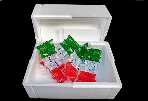 Kit for Shipments Fresh/Frozen Siber Box + Ice kg. 1.7 Diam Cm. 50 x 33 x 34.Made In Italy
