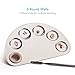 Your Choice Makeup Tools Stainless Steel Palette Spatula Semicircle 5-well Cosmetic Blending