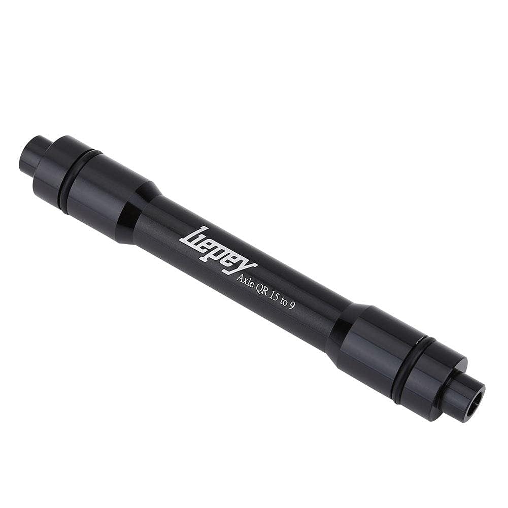 Alomejor Axle Hub Adapter Aluminuim Alloy Bike Hub Skewer Adapter Tube Shaft Conversion Hub Bicycle Accessory Shaft 15mm to 9mm Conversion Adapter Tool