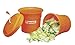 Dynamic Mixers E001 Commercial Manual Salad Spinner, 2.5 Gallon Capacity, SD99, Orange