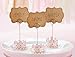 Kate Aspen Little Princess Crown Place Card Holders, Pink