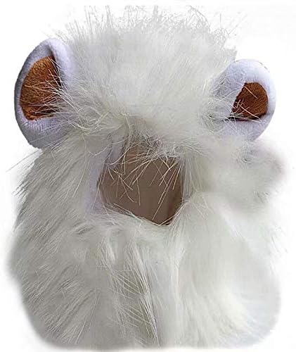 Pet Costume Lion Mane Wig for Dog Cat Halloween Dress up with Ears