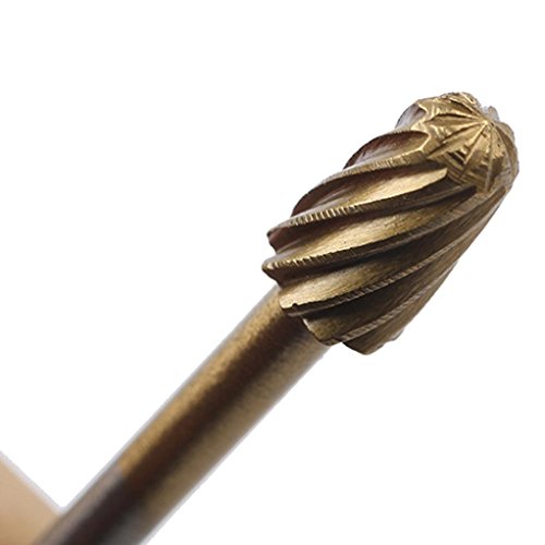 image for Tsmile 10 Pcs/Set Shank Router Bits Milling Cutter Fit Dremel Rotary T
