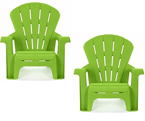 Kids or Toddlers Plastic Chairs 2 Pack Bundle,Use For Indoor,Outdoor, Inside Home,The Garden Lawn,Patio,Beach,Bedroom Versatile and Comfortable Back Support and Armrests Childrens Chairs.5 Colorful Little Tikes Contemporary Colors Make a Perfect Childs Chair. (DARK GREEN)