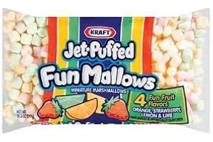 Kraft Jet-Puffed Fun Mallows 10 Ounces (2 bags)