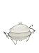 Siena by Godinger Porcelain Soup Tureen with Ladle,2 Qt