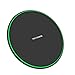 Wireless charger, YOREN fast wireless charger charging pad,10W fast charging for Samsung Galaxy S9 S9+ S8 S8+ Note8 LG V30 G6+, 7.5W qi wireless charger charging for iPhone X 8 8 Plus(No AC Adapter) primary