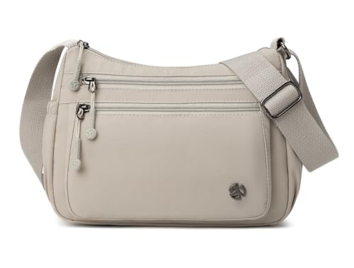 Pealwel Casual Crossbody Bag with Anti Theft Pocket - Women Lightweight Water-Resistant Purse Bag