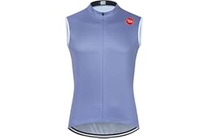 SUDU SUDO Men's Cycling Jersey Sleeveless Tops Clothing Bike Shirts Vest Breathable Bicycle Clothing Jacket