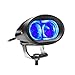 PowerBean Blue Forklift Safety Light Spot Light Warehouse Pedestrian Safe Warning Light Offroad Race Lamp, 12V 24V 48V 60V LED, CREE LED, 10W, Waterproof PI 68 (Toughened Convex Lens)
