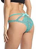 Sofishie Sexy Cage Back Panties - Cyan - Large