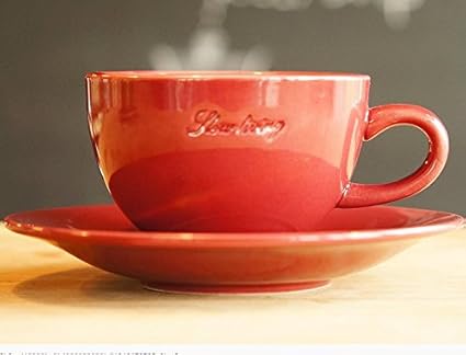 Ticoppr Net Farbe Keramik Tasse Kaffee Cappuccino Latte Fancy Kostenlosen Nachmittagstee C Amazon De Kuche Haushalt
