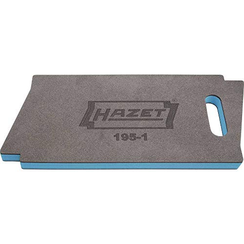 HAZET knieplank 195-1, 450 x 210 x 30 mm, veegvast, ergonomisch schuim voor hoog comfort, HAZET logovorm, draag- en ophanghandgreep