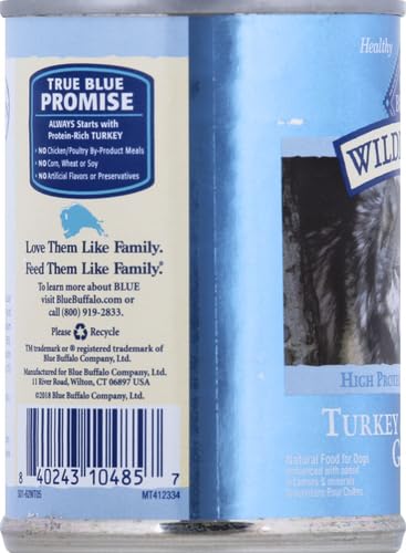 BLUE BUFFALO 596420 WILDERNESS CANNED DOG FOOD