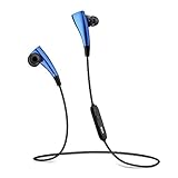 Vtin Bluetooth Headphones V4.1 Magnetic Headsets Noise Cancelling Earphones with Mic for iPhone SE 6s 6s plus and Android Phones-Blue