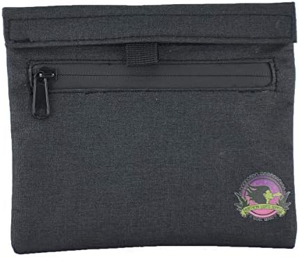 NLS Premium Smell Proof Bag with an activated charcoal liner, 7x6 inches for Store Herbs & Consumable Goods and Keeps Them Fresh for Months (holds 1/2 to 1 oz)
