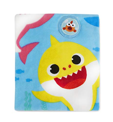 baby shark plush blanket