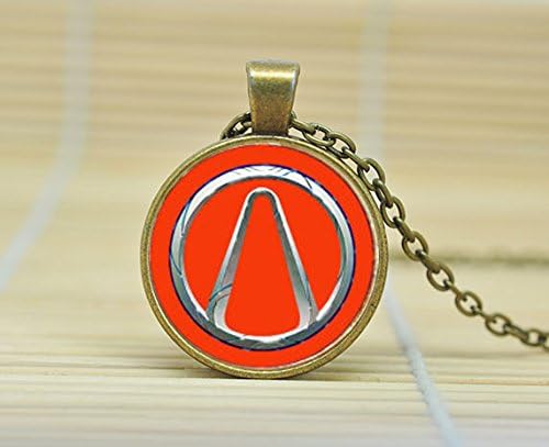 ArtShop Borderlands Vault Symbol Necklace Glass Cabochon Necklace A3731