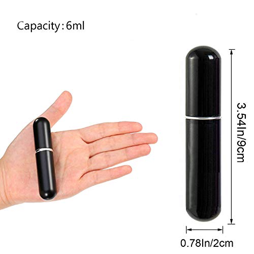Roller Bottle - 6ml Aluminum Roll-on Bottle with Stainless Rollers for Essential Oil, Essences, Perfumes,Included 2 Funnels,1 Roller Opener,2 Pipettes (6 pcs) - Thumbnail 3