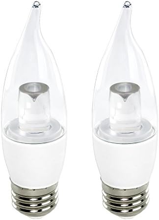 Euri Lighting EB11-2000e-2 Dimmable LED BA11 Bulb, 5W (40W Equivalent), Soft White (3000K), 315 lm, 250° Angle, 90+ CRI, E26, UL & Energy Star Listed (Pack of 2)
