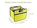 meori Small Collapsible Storage Bin, Fabric Storage Cube, with Dual Handles for Shelves, Small Storage Containers for Organizing