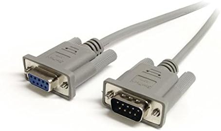 StarTech.com 10 ft Straight Through Serial Cable - M/F - Serial extension cable - DB-9 (M) to DB-9 (F) - 10 ft - gray (MXT10010)