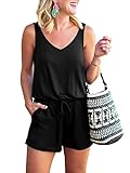 ANRABESS Women Summer Loose Solid Sleeveless