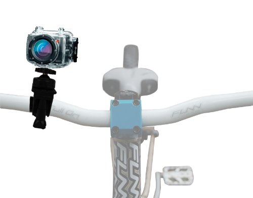 DURAGADGET Secure Swivel Clamp On Bike Bicycle Tripod Mount For Fantec BeastVision HD Wi-Fi Action Video Camera (Outdoor, Motorsports, Surfen, Bike, Ski)