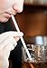 Kikkerland Paper Straws, Black and White, Box of 144