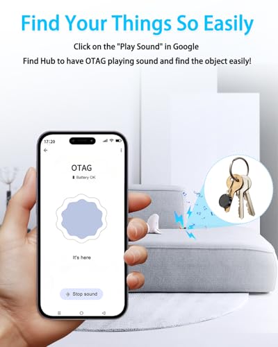 Android Tracker Tags 2 Pack Compatible with Google Find Hub App (Android Only) Smart Tag Key Tracker and Item Locator for Wallets, Backpack, Suitcases-Black