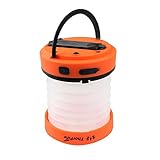 ThorFire LED Camping Lantern Lights Hand Crank USB Rechargeable Lanterns Collapsible Mini Flashlight Emergency Torch Night Light Tent Lamp for Camping Hiking Tent Garden Patio - CL01