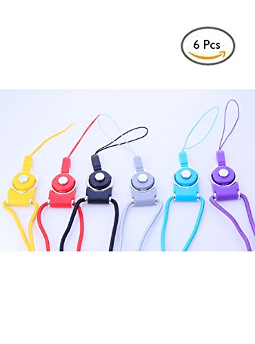 OAIMYY Detachable Cell Phone Long Lanyard Neck Strap for Cell Phone Case/ ID Card Badge/Keychain Charms (6Pcs-Random color) - Thumbnail 7