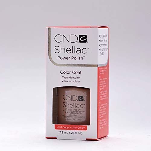 Hot New Color C N D Shellac UV LED Gel Nail Polish (Iced Cappuccino)