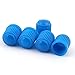 GODESON Plastic Blue Valve Stem Cap for Car, Motorbike, Trucks and Bicycles(Pack of 5pcs)