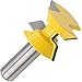 Lily's Gift 120°Lock Miter Finger Joint Glue Router Bit Tenon Cutter Tool W/1/2″ Shank