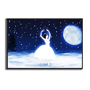Framed Canvas Wall Art for Living Room, Bedroom Dreamland Theme Canvas Prints for Modern Home Decoration Ready to Hang - 16"x24" inches