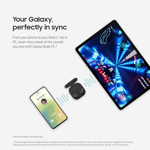 Samsung Galaxy Buds FE True Wireless Bluetooth Earbuds, Comfort and Secure in Ear Fit, Auto Switch Audio, Touch Control, Built-in Voice Assistant, White [US Version, 1Yr Manufacturer Warranty] - Image 8