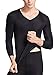 Men’s Silk Long Underwear|V-neck Mens Silk Long Johns|Black Mulberry Silk Thermal Underwear Sets& Base Layerthumb 2