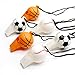 Sports Ball Whistles - 12 Pack - for Kids, Sports Events, Party Favors, Coaches, Classroom Prizes, Decorations, Birthday Supplies, Novelties, Gym Class, Outdoors - 2 Inches