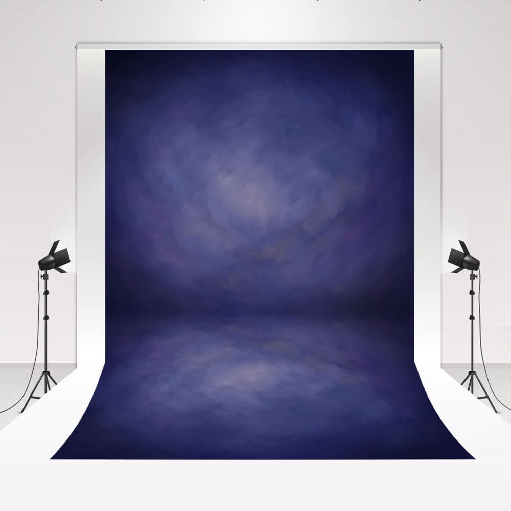 Kate Galaxy Blue purple Portrait Photography Backdrop 1.5 * 2.2m/5 * 7ft Studio Photography Background Retro Video Background Backdrop Magazine advertising Shooting Props Collapsible Photo Booth — image 1