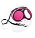 FLEXI New Comfort Retractable Dog Leash (Tape), 16 ft, Large, Pink (CF30T5.250.P)
