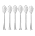 96 Mini Clear Plastic Spoons, 4.5 Inches, Elegant And Disposable Clear Flatware. Includes 96 High Quality Clear Dessert / Appetizer Spoons