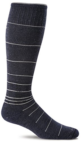 Sockwell Men's Circulator Compression Socks, Navy, Large/X-Large